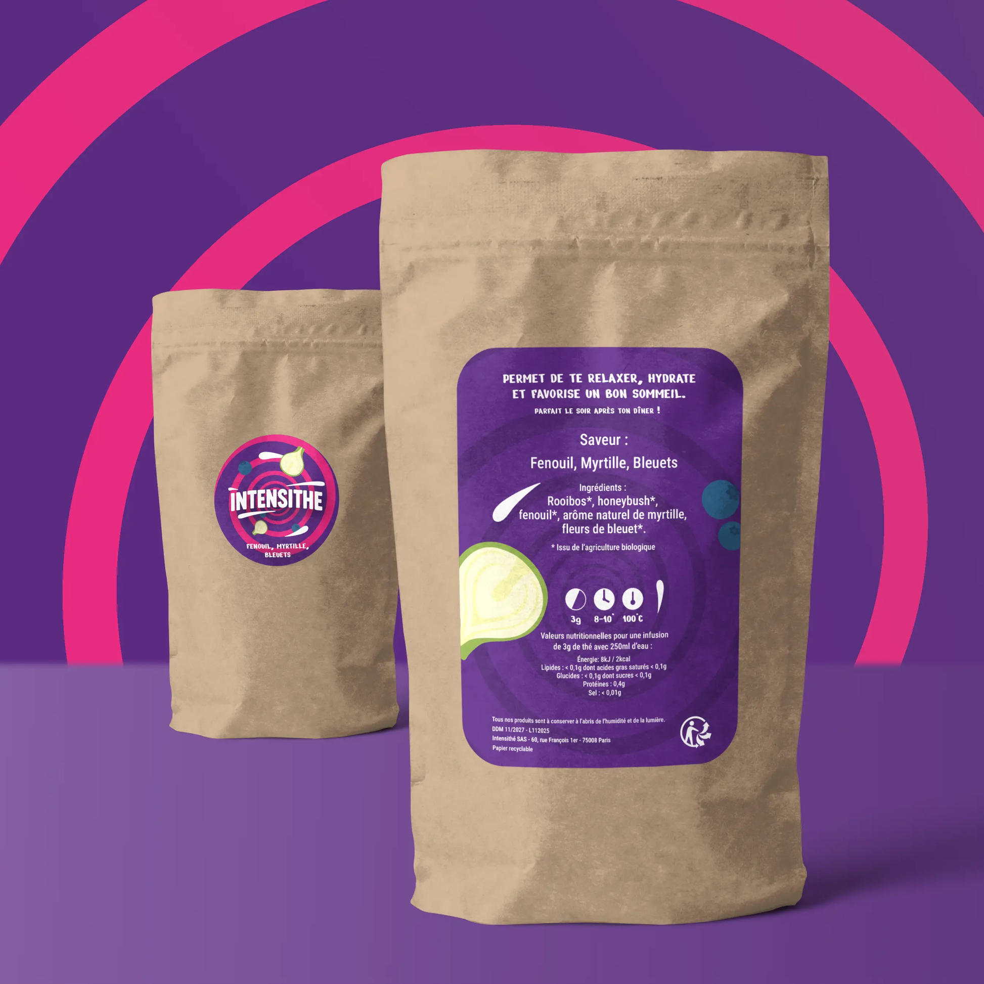 Rooibos - Fenouil • Myrtille • Bleuet Intensithé