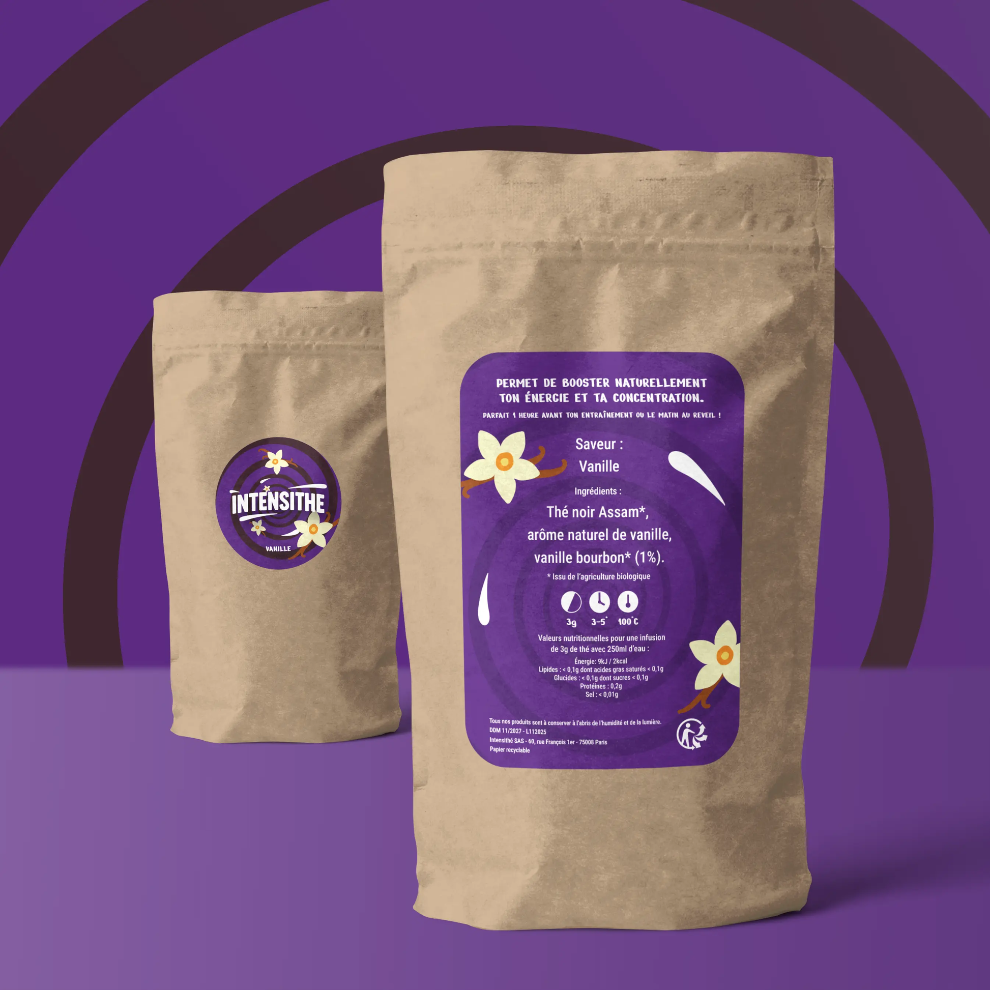 Thé Noir - Vanille Intensithé